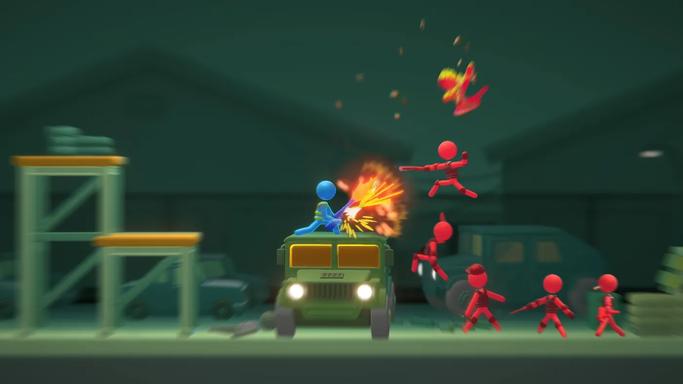 Stick It to the Stickman office brawl