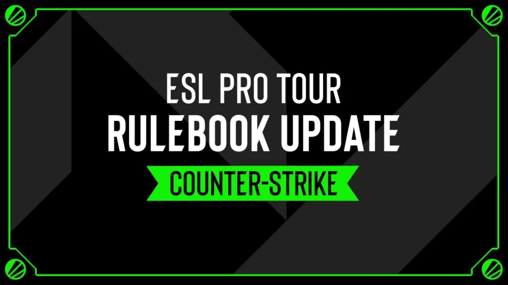 ESL Pro Tour Counter-Strike rulebook 2026 update artwork