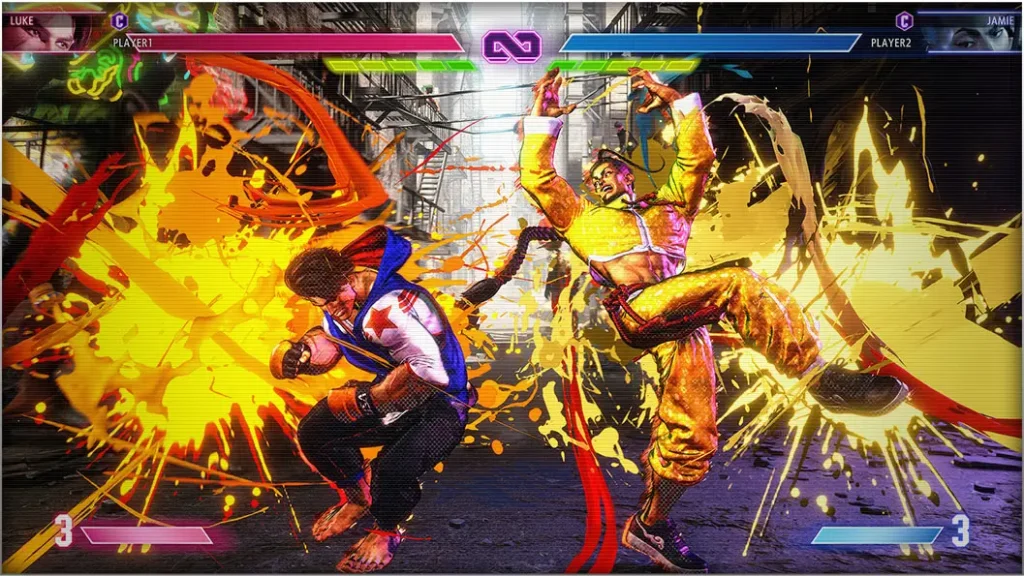 Street Fighter 6 match in progress, two fighters mid exchange, used as the feature image for Mettlestate Fight Night