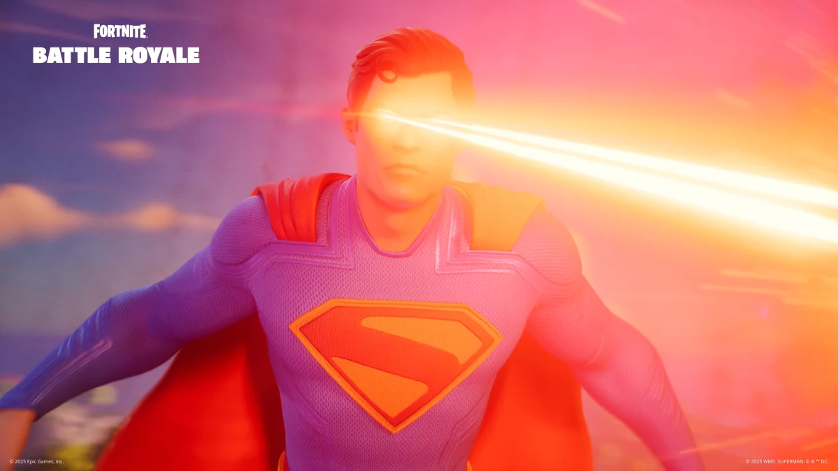 Fortnite Superman official key art